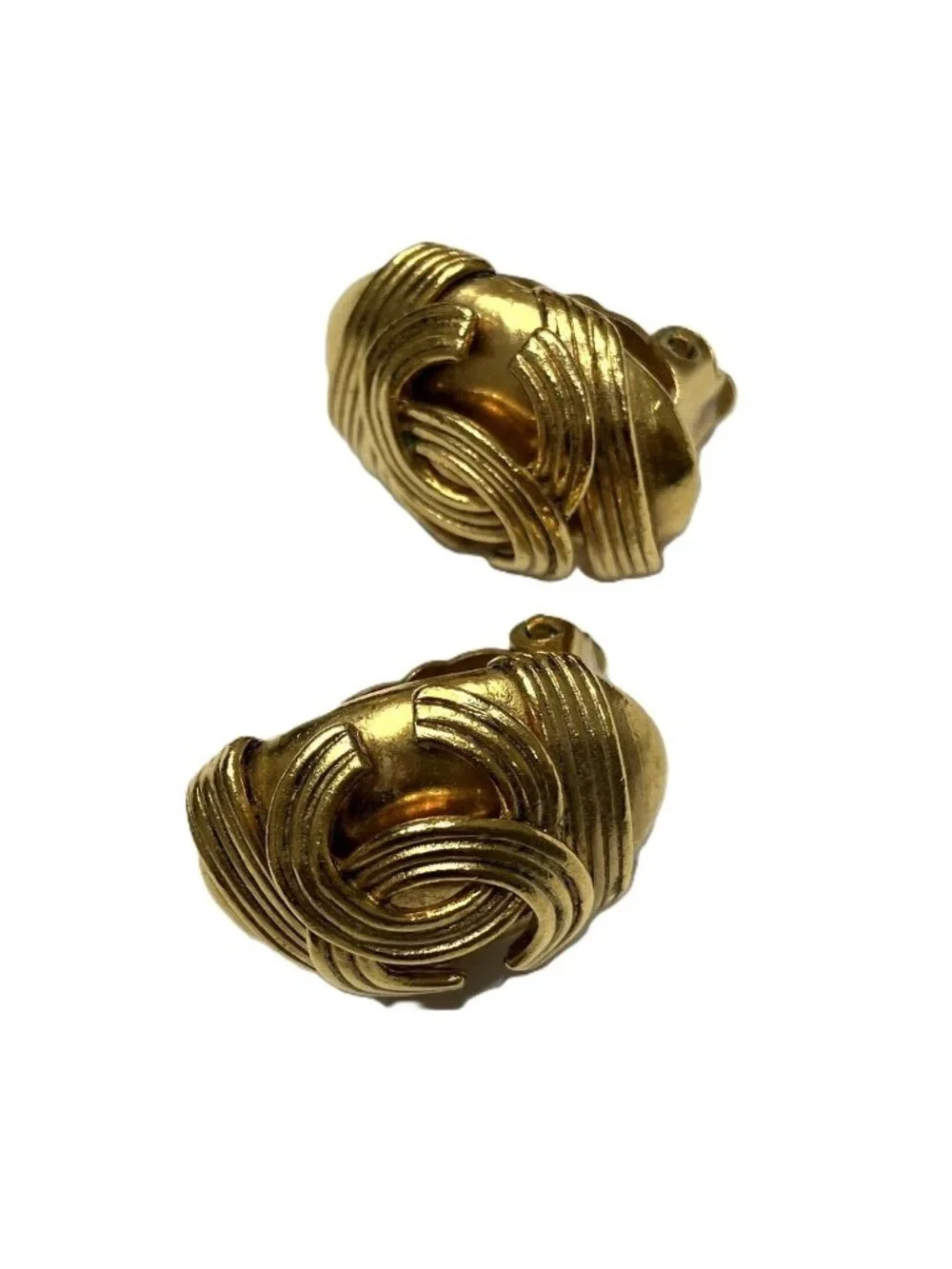 Chanel Earrings Alloy Gold